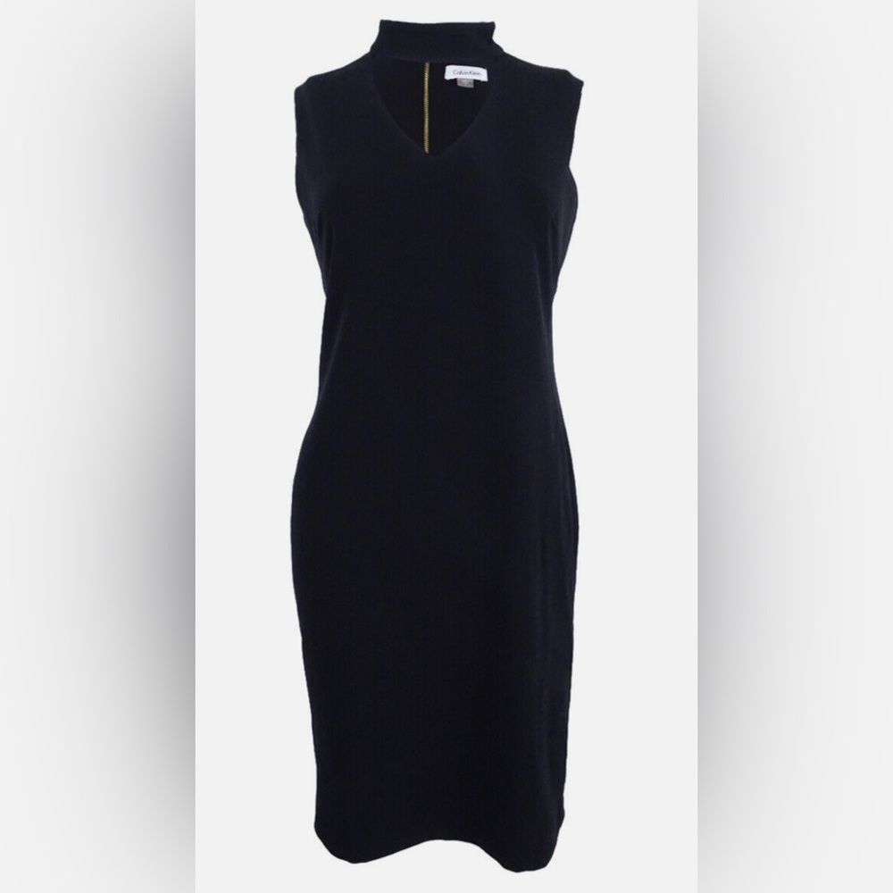 Calvin Klein Black Sheath Cocktail Dress